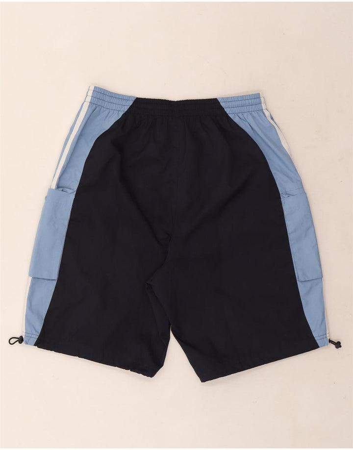 Pantaloni scurți de înot Adidas pentru bărbați, medii, bleumarin, poliester color bloc