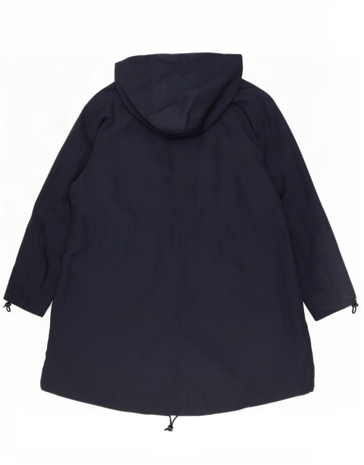 Marks & Spencer jachetă parka cu glugă pentru femei UK 22 3XL bleumarin poliester