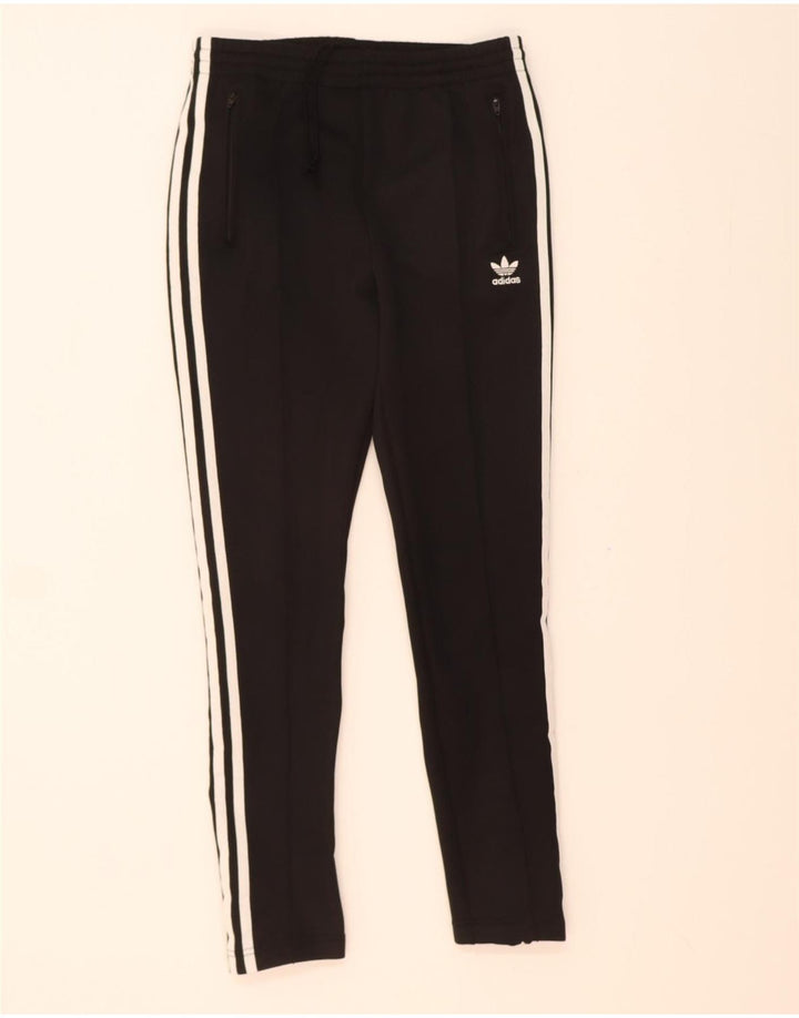 ADIDAS Womens Tracksuit Trousers UK 6 XS Black Polyester