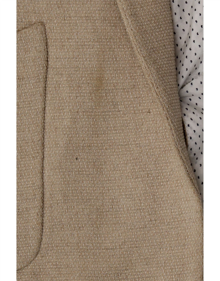Jachetă Blazer deschisă pentru femei Zara UK 16, mare, alb