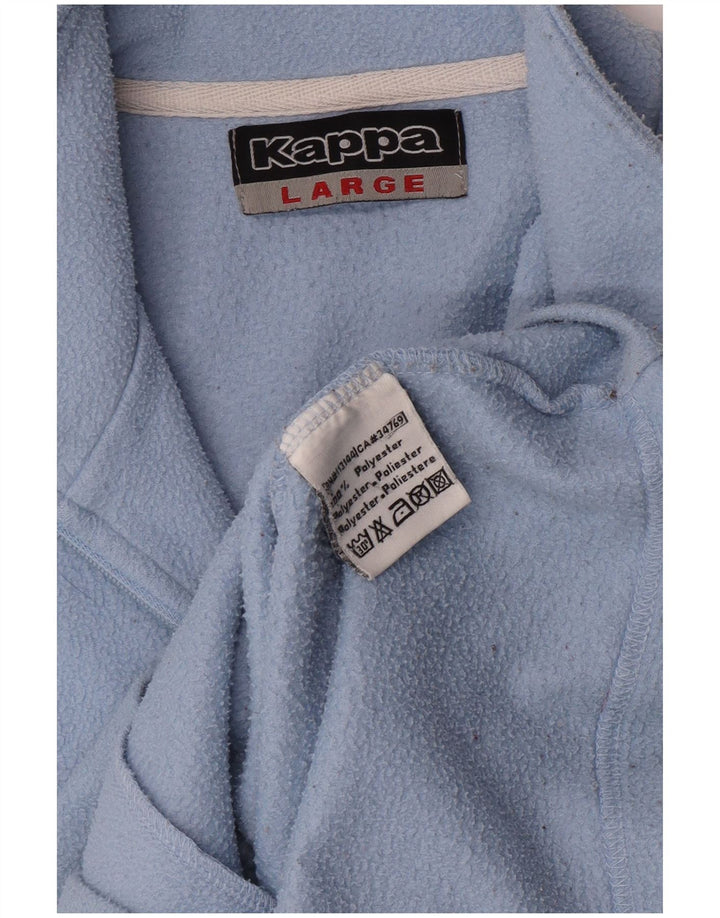 Jachetă fleece pentru fete Kappa 9-10 ani, mare, albastru, poliester