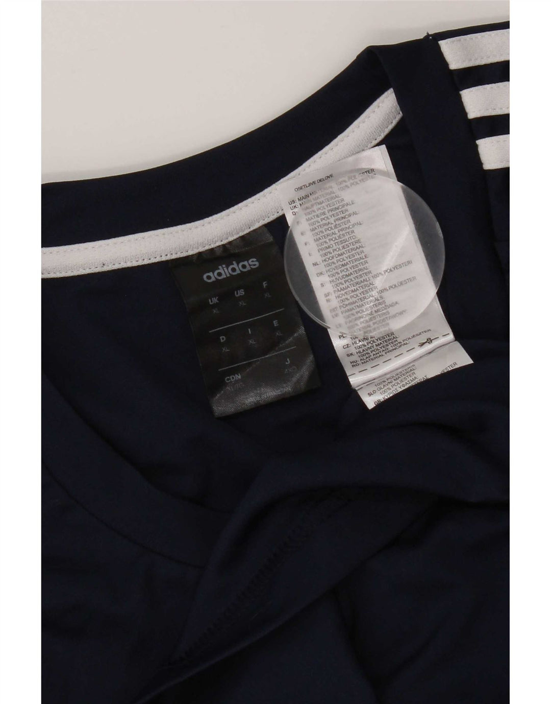 Tricou Adidas Climalite pentru bărbați Top XL Bleumarin Poliester