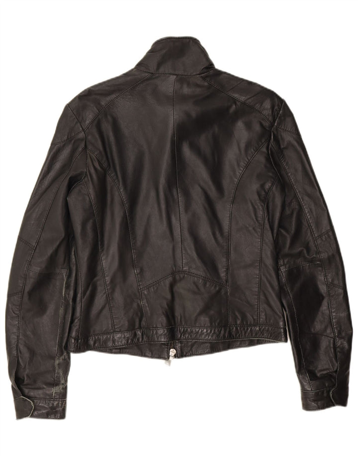 Jachetă de motociclist din piele pentru femei Gipsy UK 14 Medium Black Leather