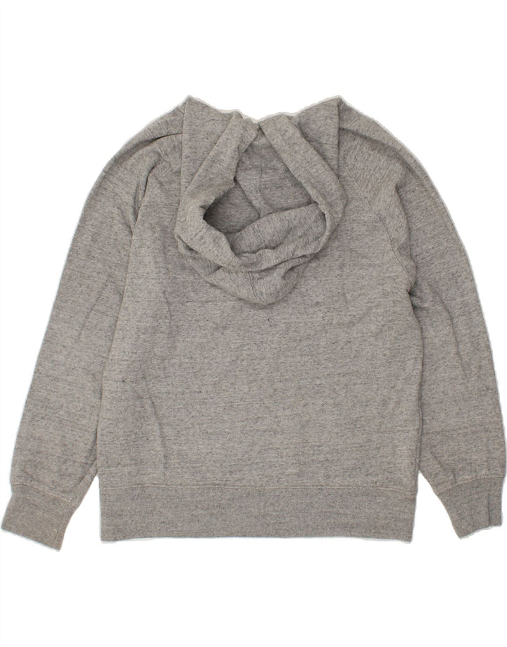 LEVI'S Womens Oversized Graphic Hoodie Jumper UK 14 Medium Grey Vintage Levi's and Second-Hand Levi's from Messina Hembry 