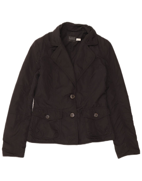 Jachetă Pinko pentru femei, cu 2 nasturi, din poliamidă neagră, UK 8