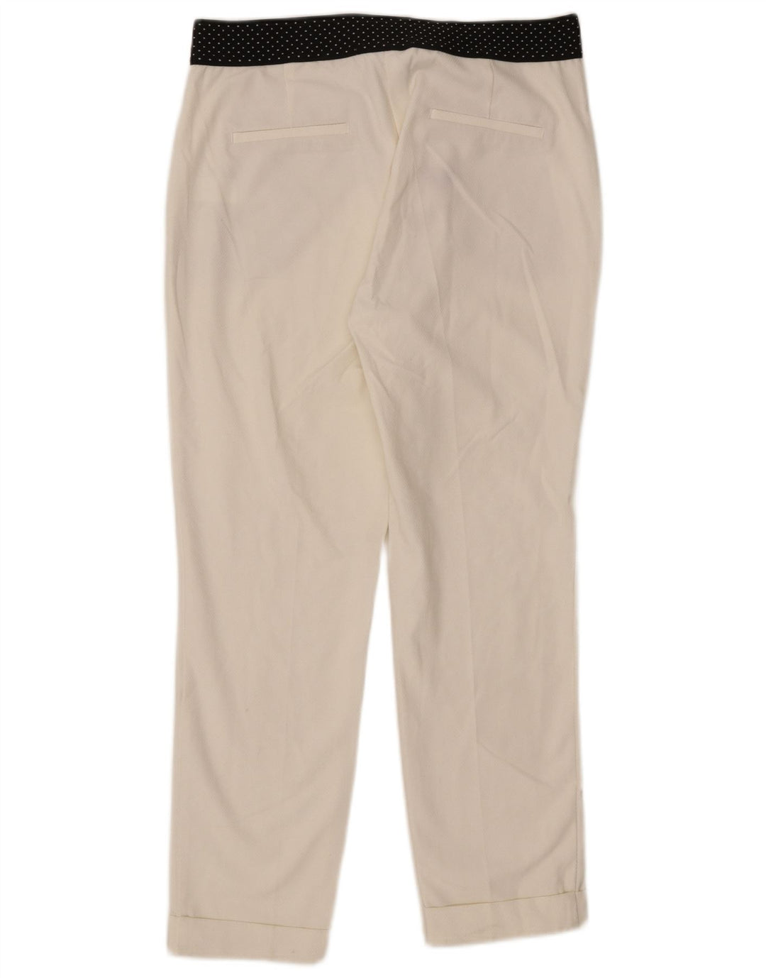 Pantaloni chino slim pentru femei Zara L30 L27, alb, poliester