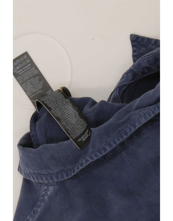 Salopetă cu mânecă lungă pentru femei Marks & Spencer UK 8 Small Blue Lyocell