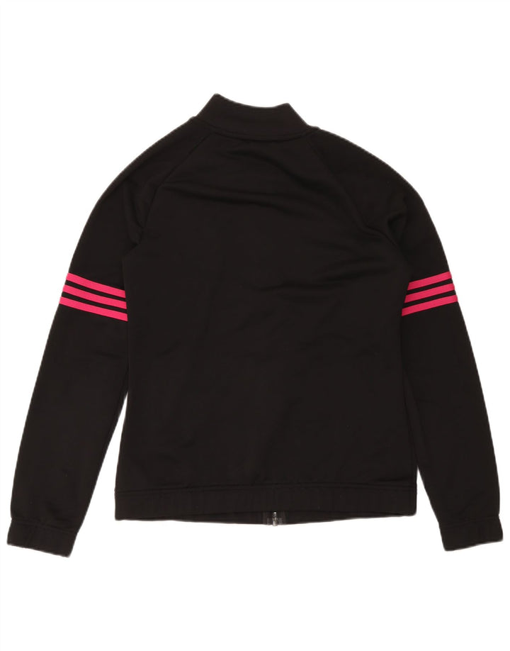 Jachetă de trening Adidas pentru femei UK 12/14 Poliester mediu negru