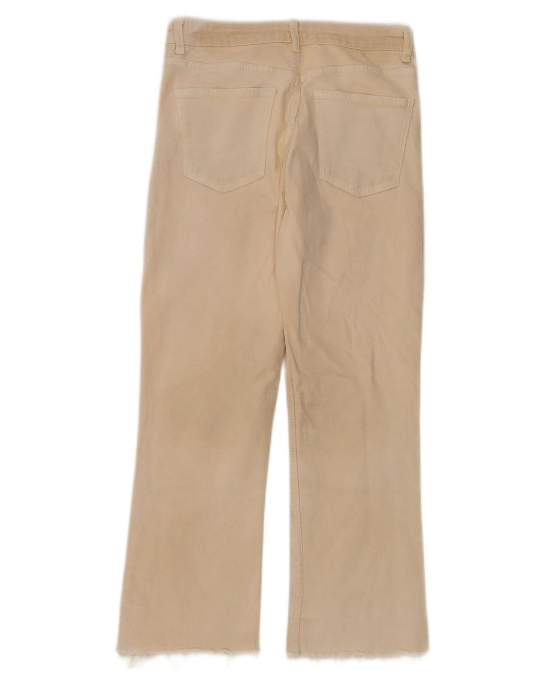 Pantaloni casual pentru femei Bootcut Zara EU 40 Medium W30 L26 Bej