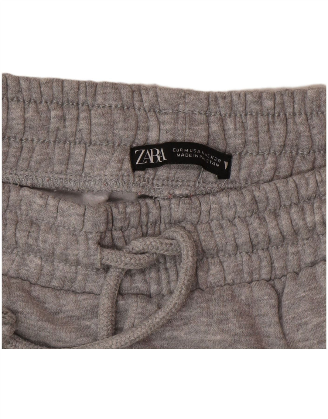 Pantaloni de trening pentru femei Zara Pantaloni de jogging UK 12 Poliester cu pete gri mediu