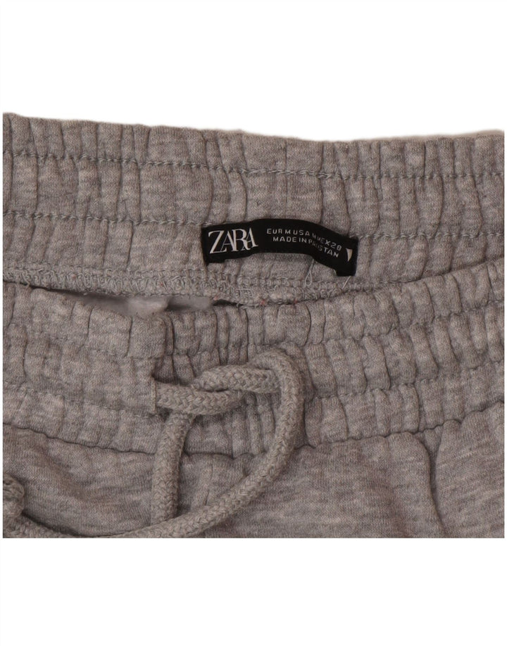 Pantaloni de trening pentru femei Zara Pantaloni de jogging UK 12 Poliester cu pete gri mediu