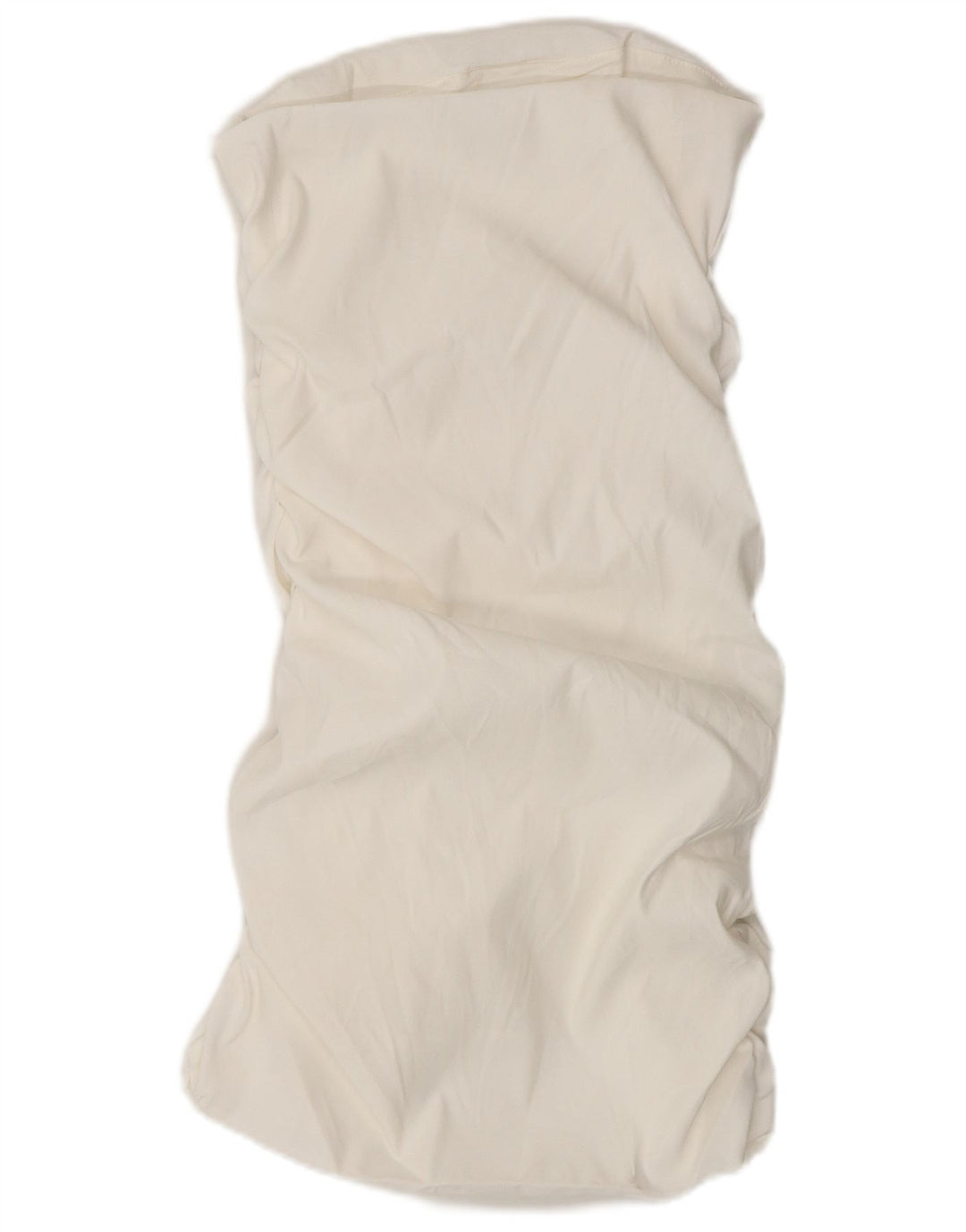 Rochie fără bretele pentru femei Zara UK 12 Bumbac alb mediu