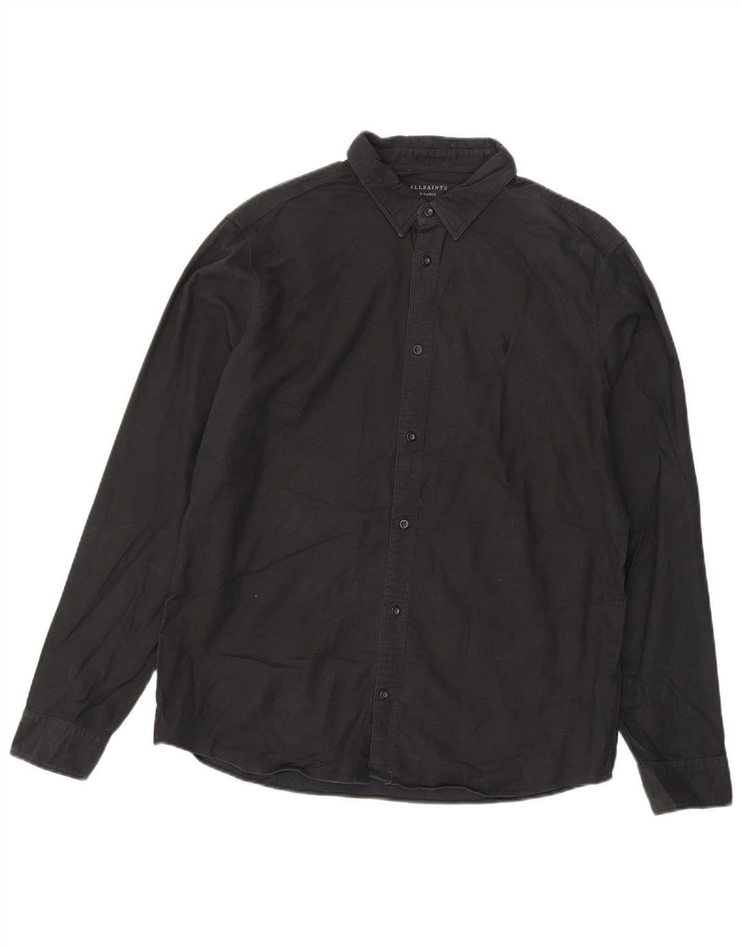 Cămașă bărbați ALL SAINTS XL bumbac negru