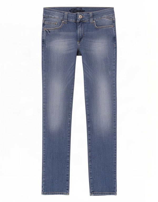 Blugi drepti pentru femei Marks & Spencer UK 12 Medium W30 L31 Blue Bumbac