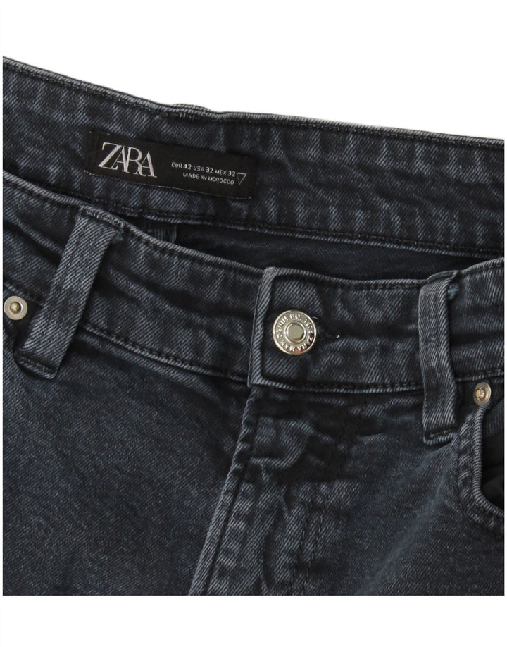Blugi slim pentru bărbați Zara EU 42 Large W32 L29 Bleumarin