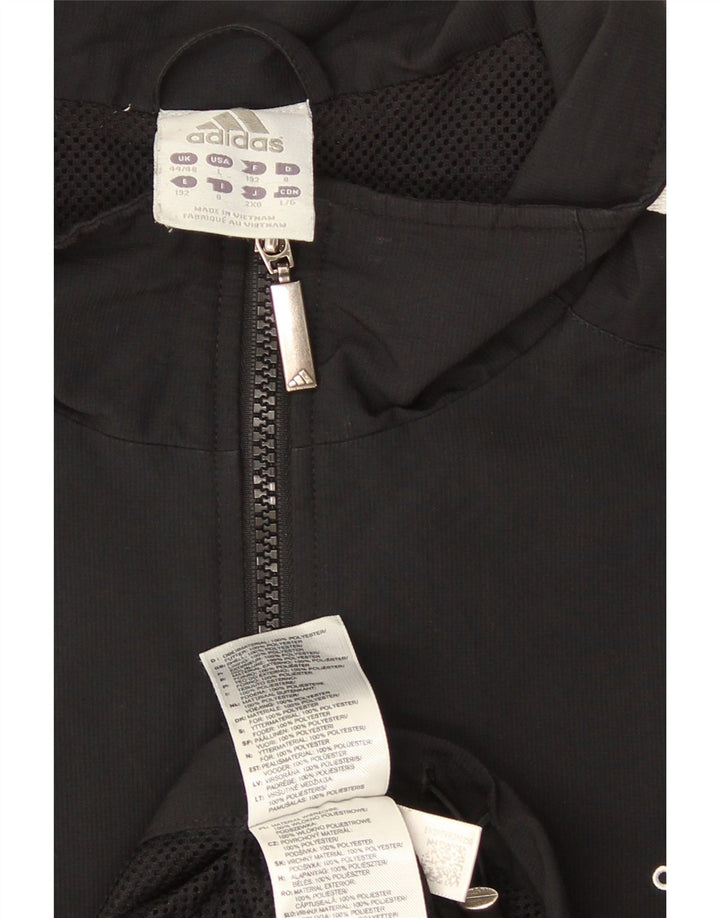 Jachetă de trening pentru bărbați Adidas UK 44/46 Poliester negru mare