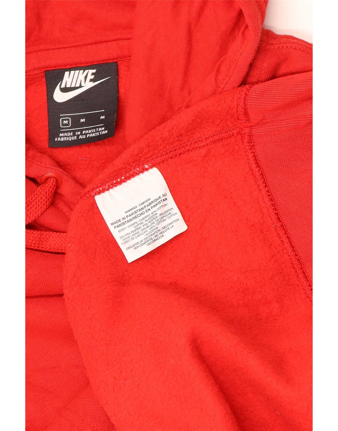 Pulover Nike pentru bărbați, poliester roșu mediu
