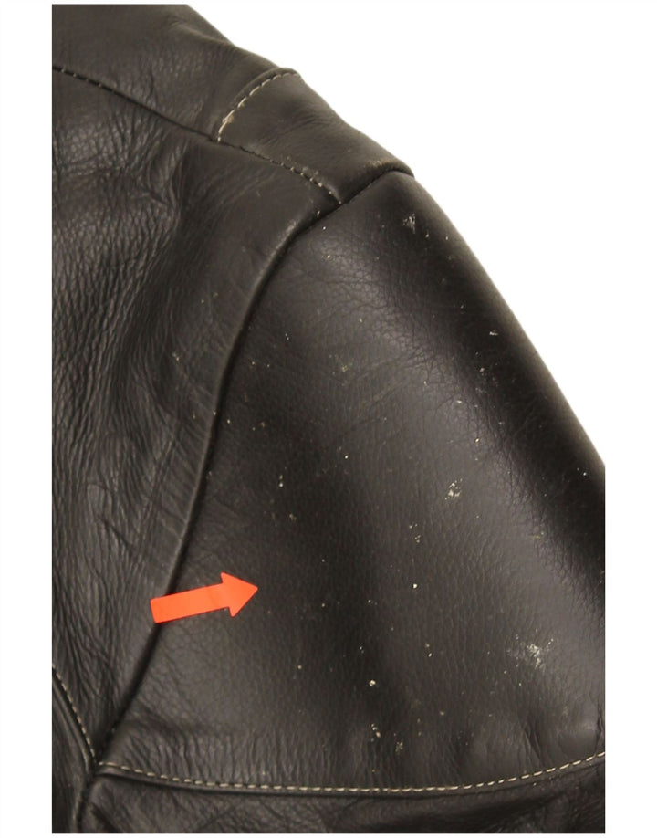 Jachetă de curse din piele pentru femei POLO UK 14 Medium din piele neagră