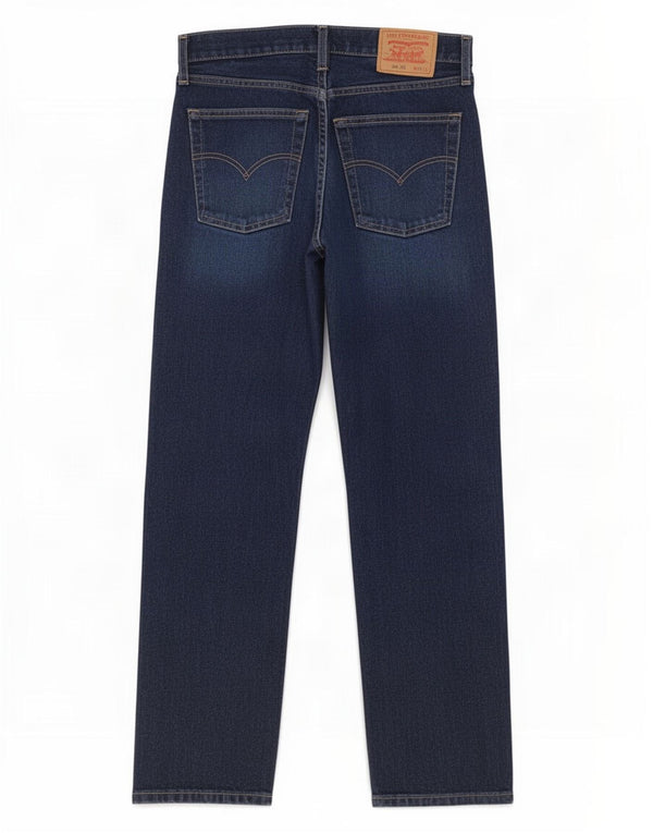 Blugi drepti pentru bărbați Levi's 522 W34 L30 bumbac bleumarin