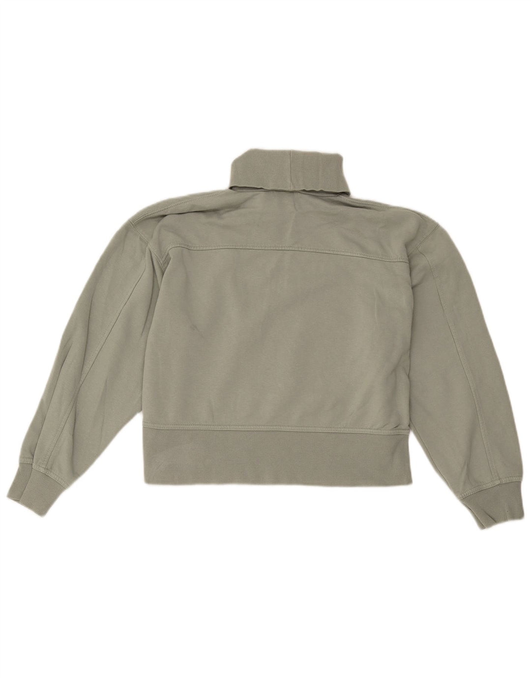 Pulover pentru damă Zara Crop Pulover UK 14 Bumbac verde mediu