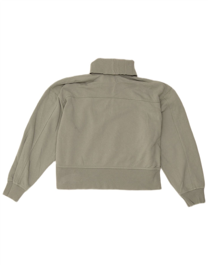 Pulover pentru damă Zara Crop Pulover UK 14 Bumbac verde mediu