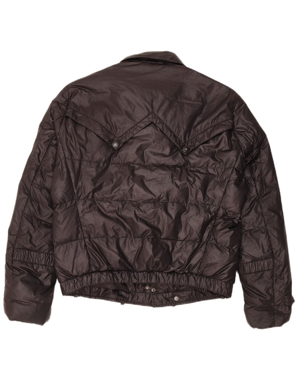 Jachetă militară căptușită vintage pentru bărbați IT 52 XL poliester negru