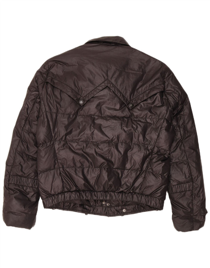 Jachetă militară căptușită vintage pentru bărbați IT 52 XL poliester negru