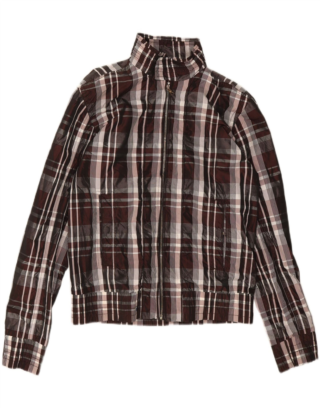 Jachetă Bomber pentru bărbați Zara UK 38 Medium Multicolor Check Nylon