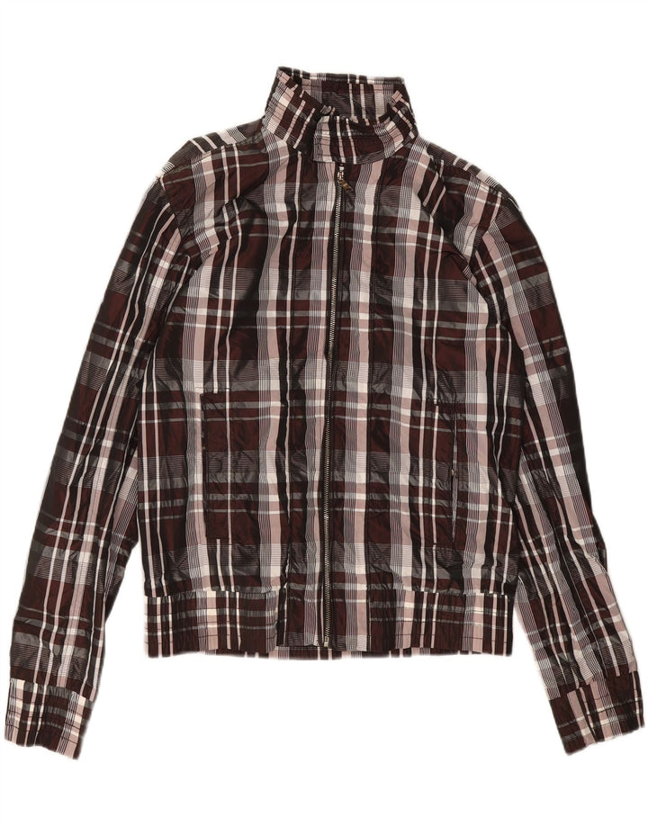Jachetă Bomber pentru bărbați Zara UK 38 Medium Multicolor Check Nylon