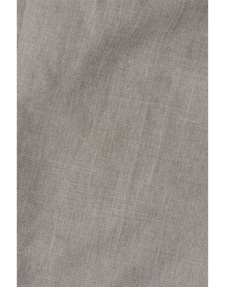 Pantaloni de costum obișnuiți pentru bărbați Marks & Spencer L42 L31 poliester gri