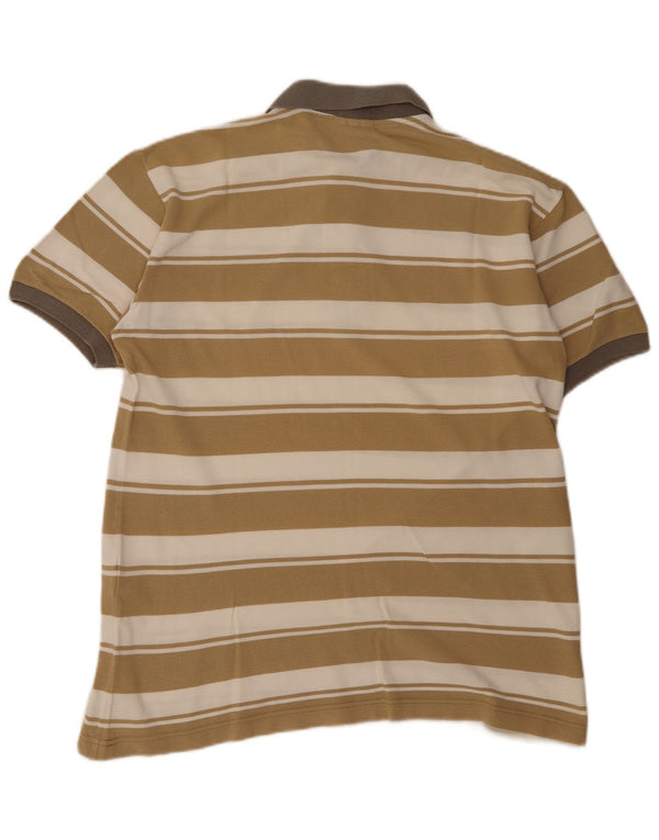 Tricou polo pentru bărbați North Sails XL, bumbac cu dungi bej