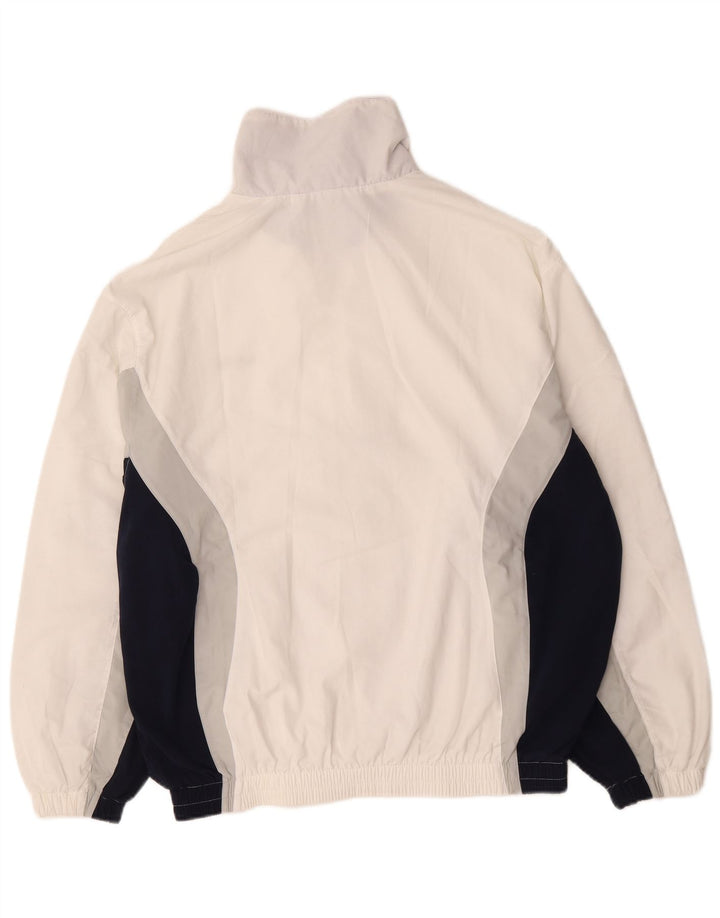 Jachetă de trening pentru bărbați Ellesse, UK 40, alb mediu, poliester color bloc