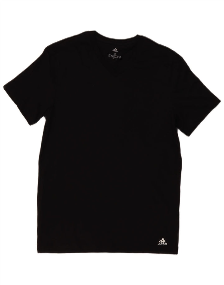 Tricou pentru bărbați ADIDAS Top mediu negru bumbac