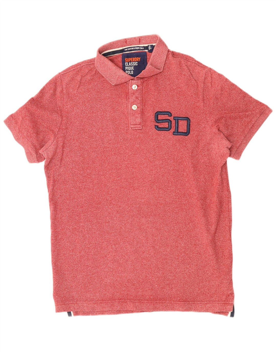 Tricou polo pentru bărbați SUPERDRY Classic Fit 2XL bumbac roșu