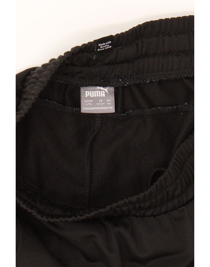 PUMA Boys Tracksuit Trousers Joggers 13-14 Years  Black
