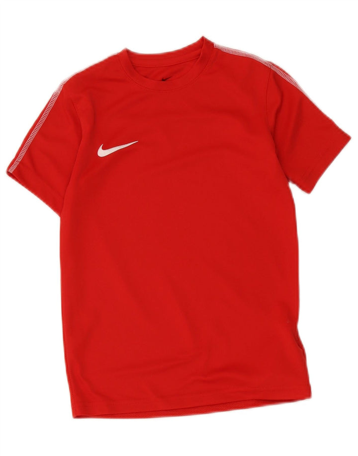 Tricou Nike Dri Fit pentru băieți Top 8-9 ani Poliester roșu mic