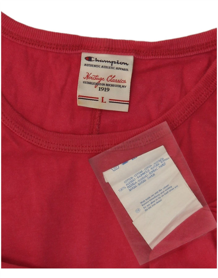 CHAMPION Tricou cu grafic Heritage Classics pentru femei Top UK 14 Large Pink