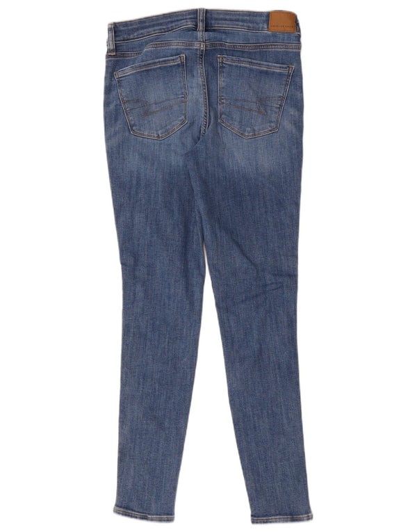 Blugi skinny pentru femei American Eagle US 6 Medium W30 L28 Bumbac albastru