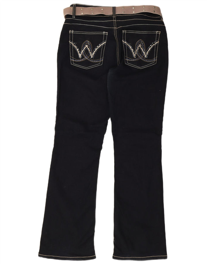 Blugi pentru femei Wrangler Bootcut W32 L31 Bumbac bleumarin