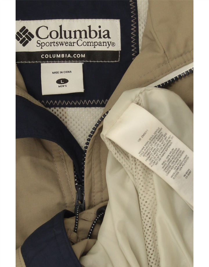 Jachetă de ploaie Columbia pentru bărbați UK 40 Large Kaki Nylon