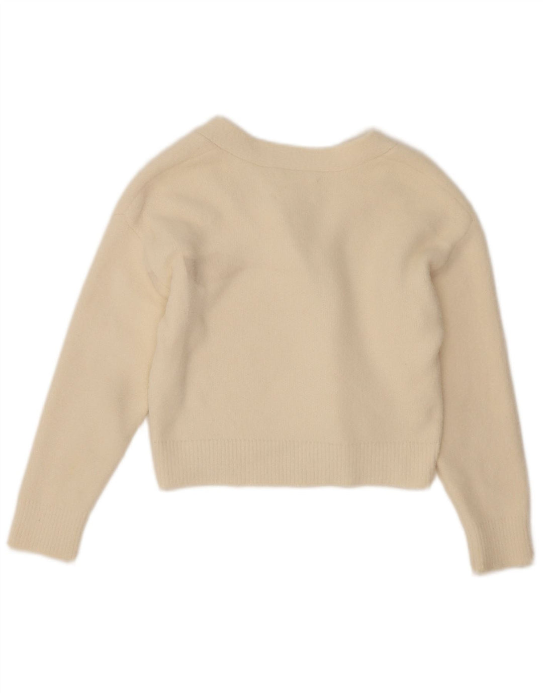 Pulover cardigan pentru fete Zara 7-8 ani alb