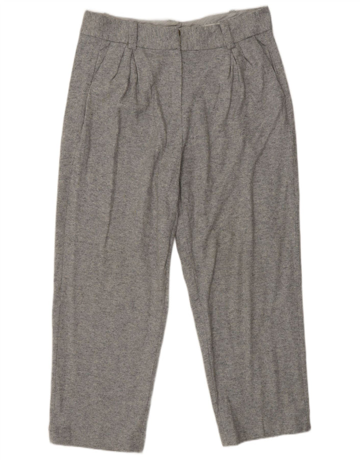 MASSIMO DUTTI Pantaloni tăiați pentru femei EU 42 Large W32 L25 Gri
