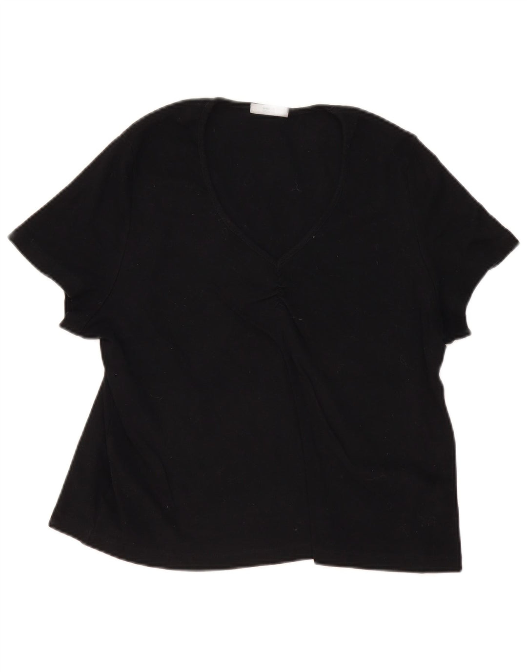Bluză pentru femei Marks & Spencer, UK 22 3XL, bumbac negru
