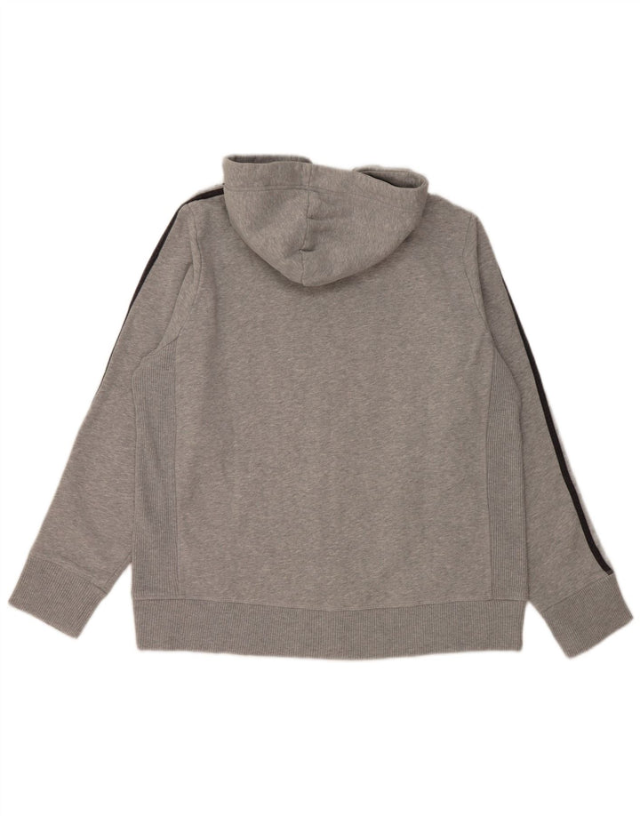 Pulover Converse pentru femei, cu fermoar, UK 18 XL, bumbac cu pete gri