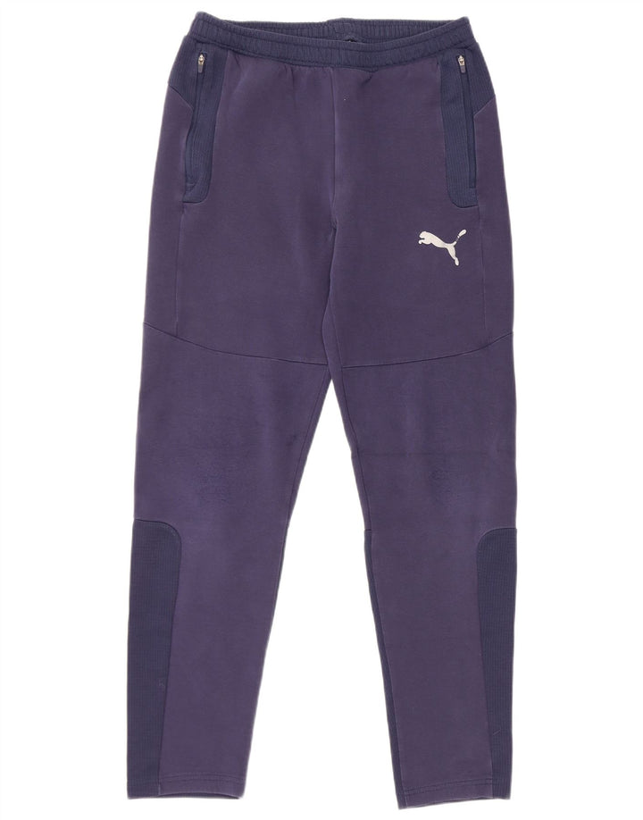 Pantaloni de trening Puma pentru bărbați, mijlocii bleumarin, color block