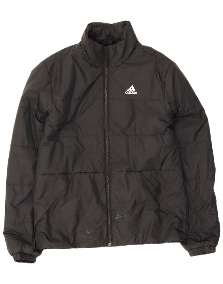 Jachetă căptușită pentru bărbați Adidas UK 36 Poliester negru mic