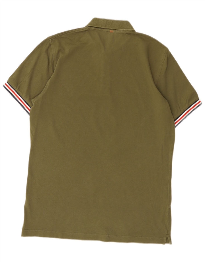 Sun68 Tricou Polo pentru bărbați Bumbac Kaki Mic