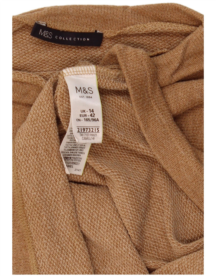 Bluză Crop pentru femei Market & Spruce Top UK 14 Mare Bej Poliester