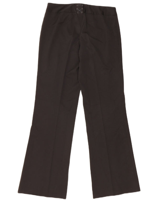 Pantaloni de costum pentru femei Oasis Bootcut UK 10 Small W28 L31 Poliester negru
