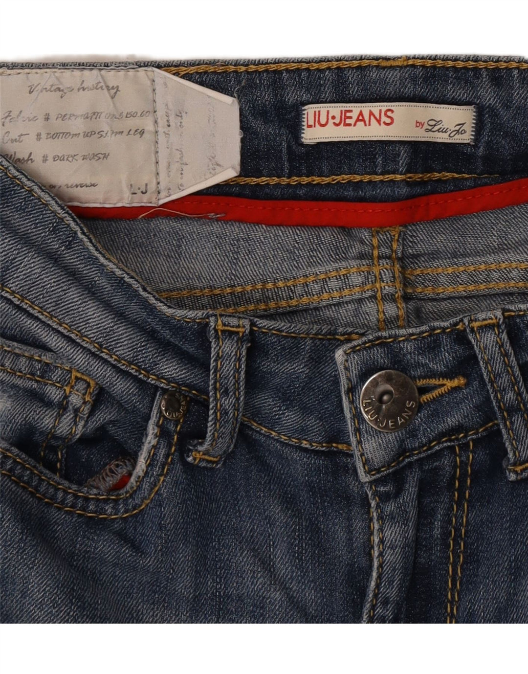 Blugi skinny pentru femei Liu Jo W26 L31 albastru